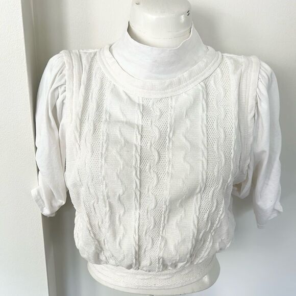 Free People Ivory Top XS - Picture 1 of 6